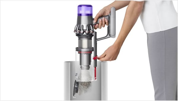 Dyson V11 Fluffy Skaftdammsugare, 2-i-1 Batteri Torr Utan påse Nickel, Röd