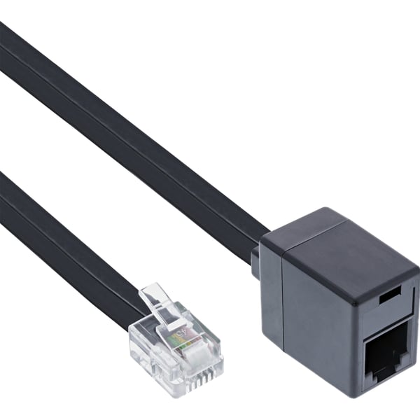 InLine 18832 telefonkabel 2 m Sort