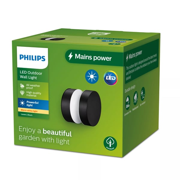 Philips Laven væglampe 6 W