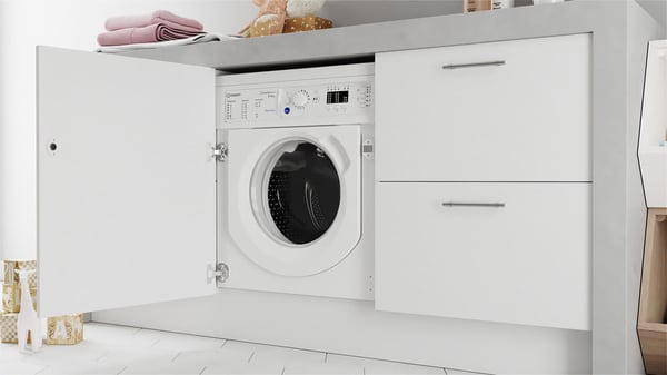 Indesit BI WDIL 861485 EU vaskemaskine - tørretumbler Indbygget Front-læsning