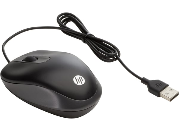 HP USB Travel Mouse hiiri Matkailu Molempikätinen USB A-tyyppi Optinen 1000 DPI HP USB Travel Mouse hiiri Matkailu Molempikätinen USB A-tyyppi Optinen 1000 DPI