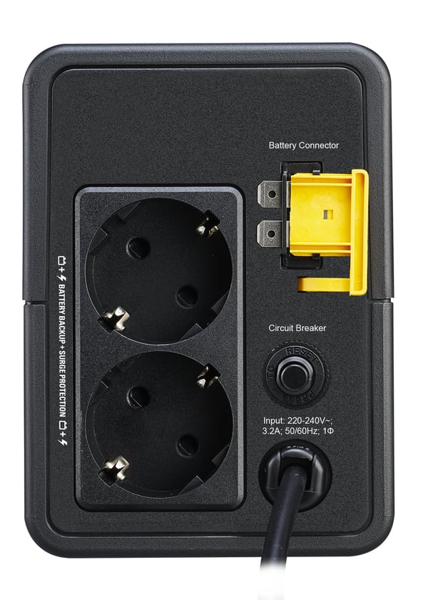 APC BVX700LI-GR UPS-enhed Interaktivt indgangsstik 0,7 kVA 360 W 2 AC stikkontakt(er)