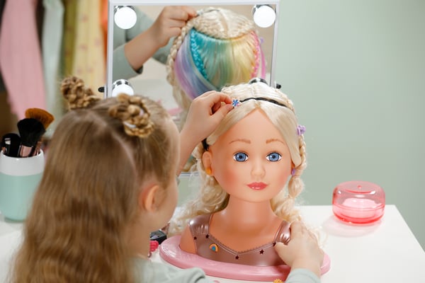 BABY born Styling Head Rainbow 27cm