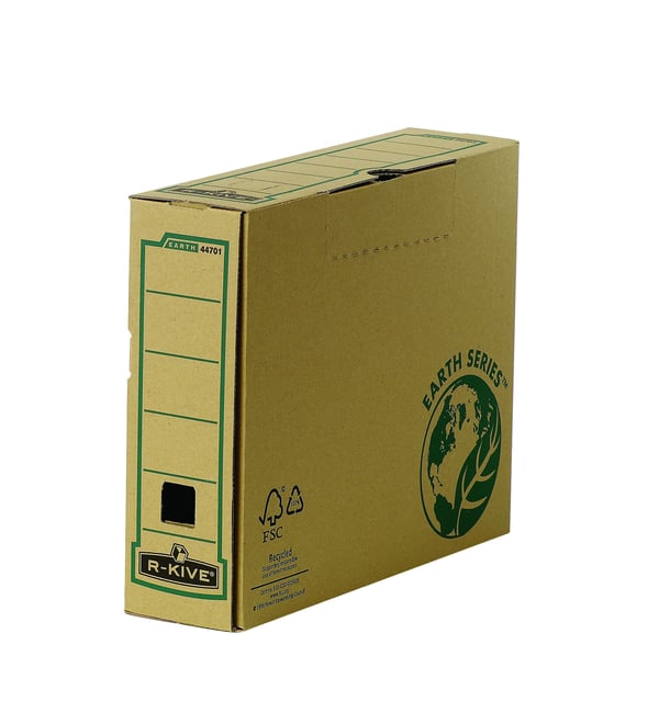 Fellowes 4470101 kansioiden säilytyslaatikko Paperi Ruskea