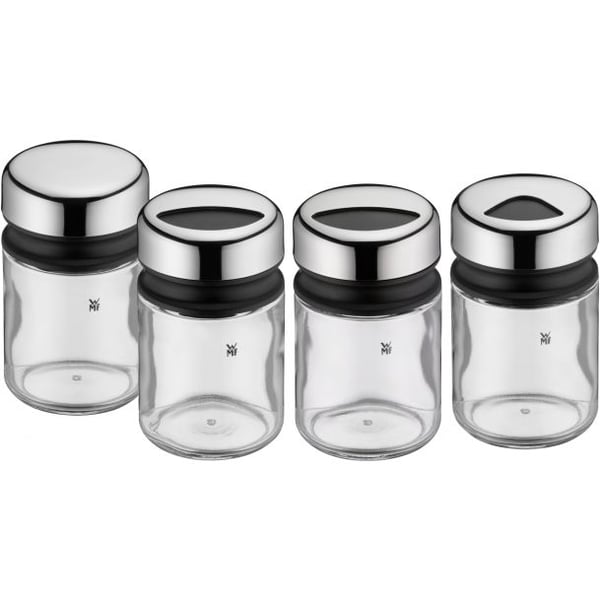 WMF 4000530641489 Sort, Transparent 4 stk