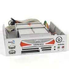 Aerocool Infinite Silver kortlæser USB 2.0 Sølv