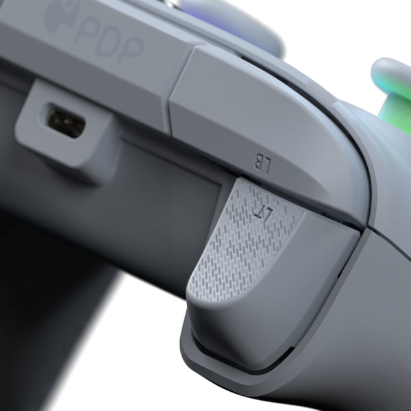 PDP Afterglow Wave Grå USB Spelplatta Analog / Digital PC, Xbox One, Xbox Series S, Xbox Series X