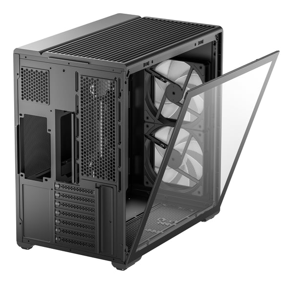 DeepCool CG590 MESH 2F Midi Tower Sort