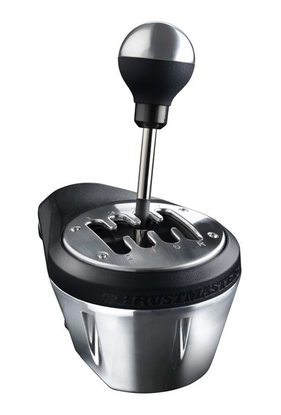 Thrustmaster 4060059 spelkonsoler Svart, Metallisk USB Växelreglage-tillägg Analog PC, PlayStation 4, PlayStation 5, Playstation 3, Xbox One, Xbox Series S, Xbox Series X