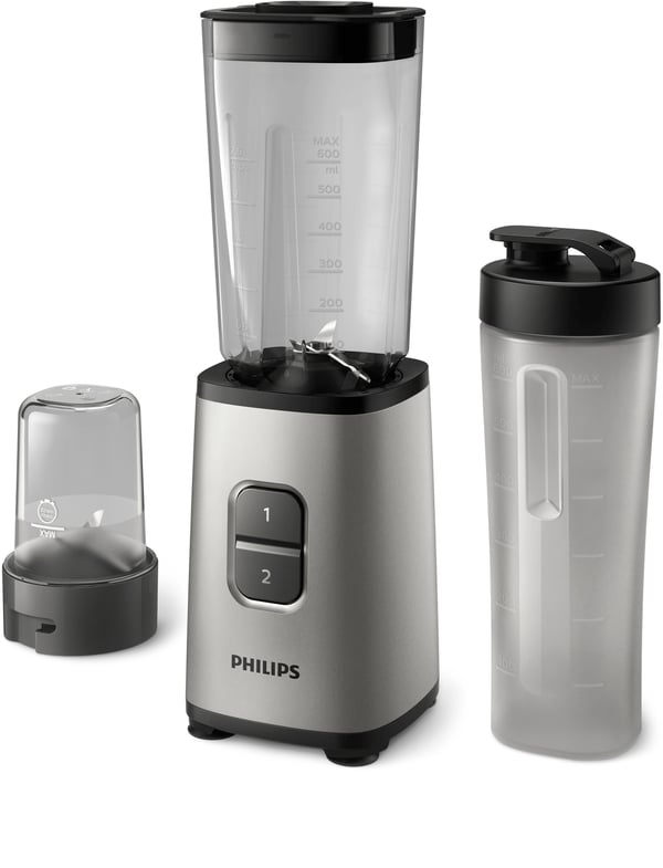 Philips Daily Collection HR2604/80 tehosekoitin 1 L Pöydällä pidettävä tehosekoitin 350 W Musta, Ruostumaton teräs