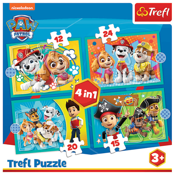 Trefl Paw Patrol Puslespil 24 stk Tegnefilm