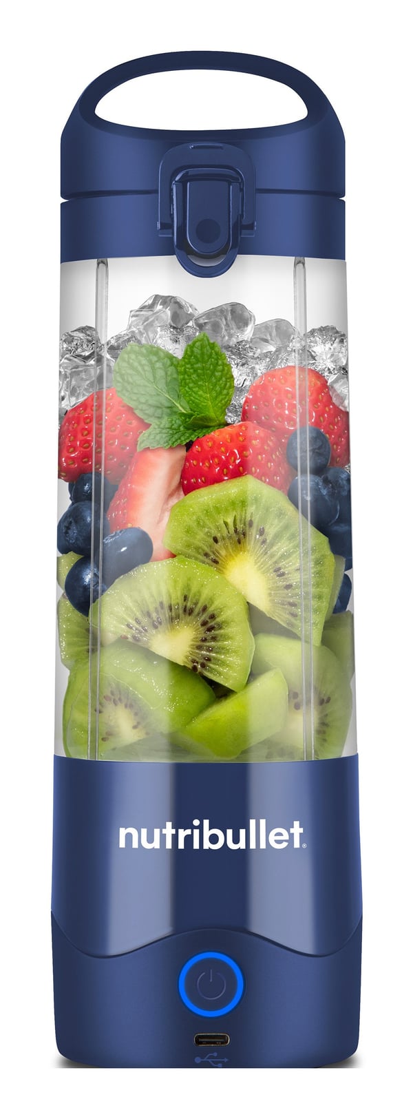 NutriBullet Portable 0,475 L kannettava sekoitin Sininen, Laivasto