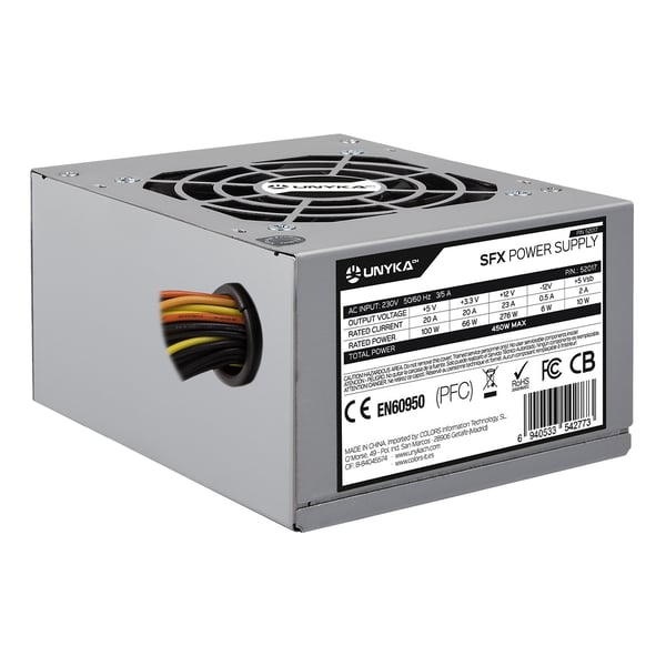 UNYKAch SFX 450W strömförsörjningsenheter Silver