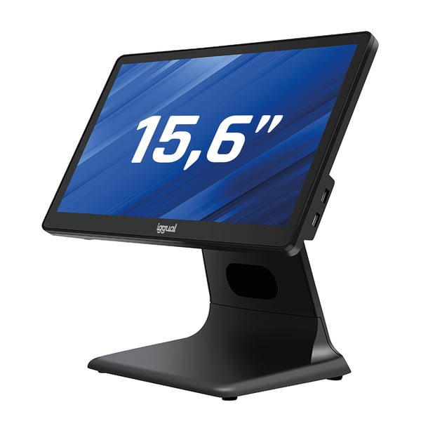 iggual AIO B156.64.1000SO N100 All-in-One 39,6 cm (15.6") 1920 x 1080 pixel Berøringsskærm Sort