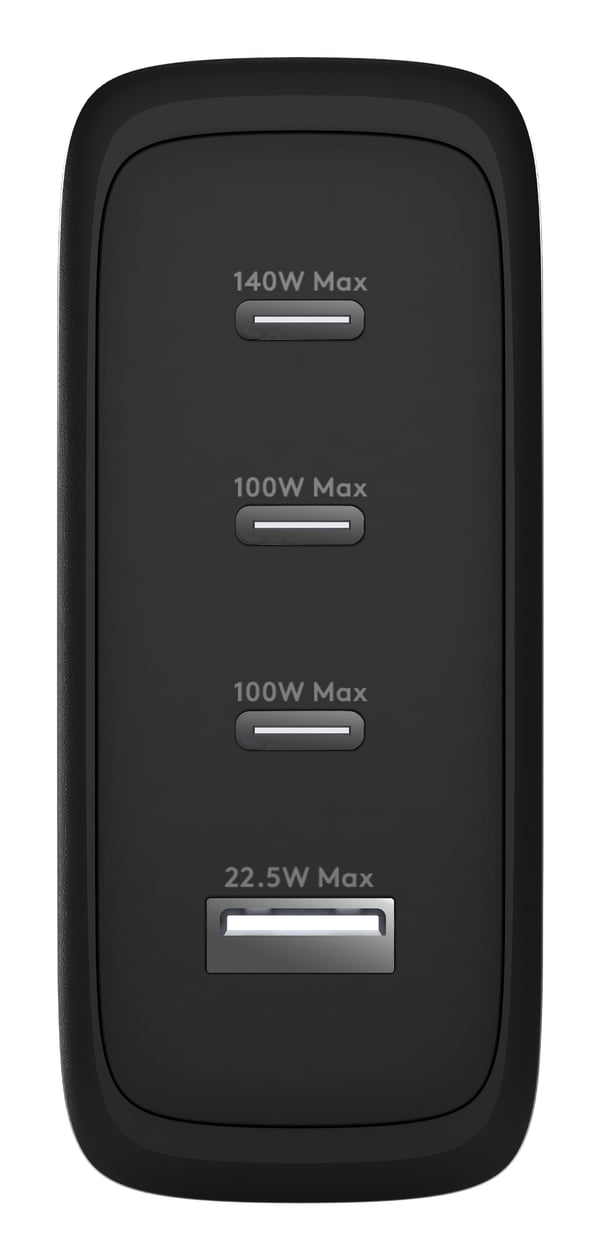 dbramante1928 IT - EU W. Charger - 140W + 2m C-C TPE cable - BLK