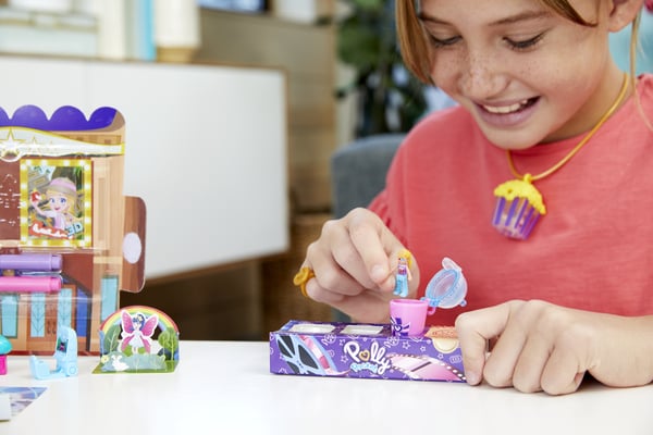 Polly Pocket Un-Box-It Popcorn Box