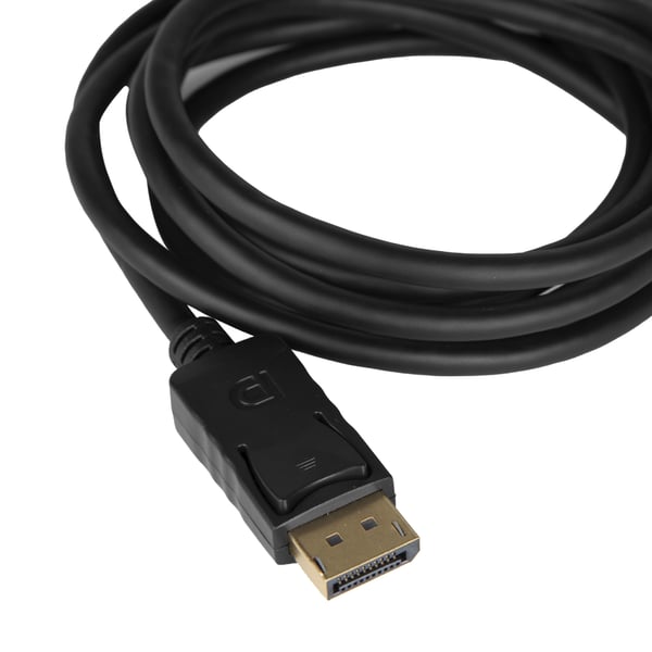 iggual IGG318362 DisplayPort-kabel 2 m Svart