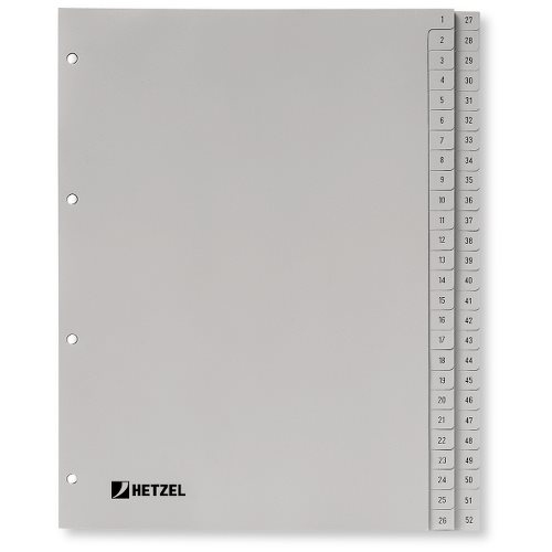 Rexel 721308 hakemisto Harmaa