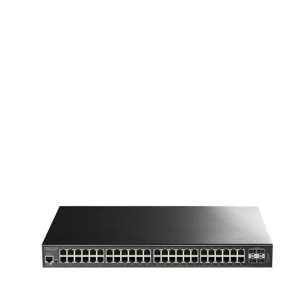 Cudy GS2048PS4 Administreret L2 Gigabit Ethernet (10/100/1000) Strøm over Ethernet (PoE) Sort