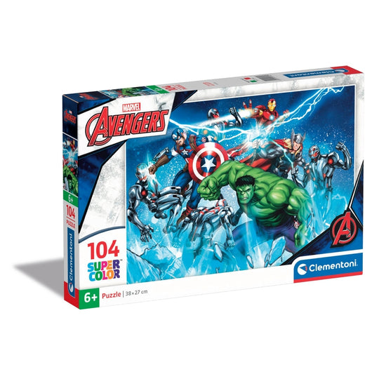 Clementoni Marvel Avengers Pussel 104 styck Serietidning