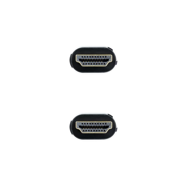 Nanocable 10.15.8000 HDMI-kabel 0,5 m HDMI Typ A (standard) Svart