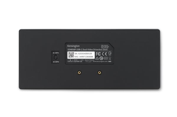 Kensington SD4850P mobildockningsstationer Svart