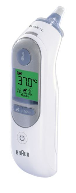 Braun ThermoScan 7 Fjernføler Hvid Øre