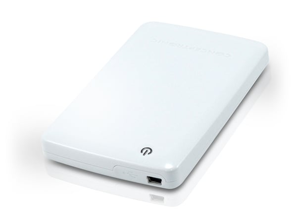 Conceptronic CHD2MUW tallennusaseman kotelo HDD-/SSD-kotelo Valkoinen 2.5"