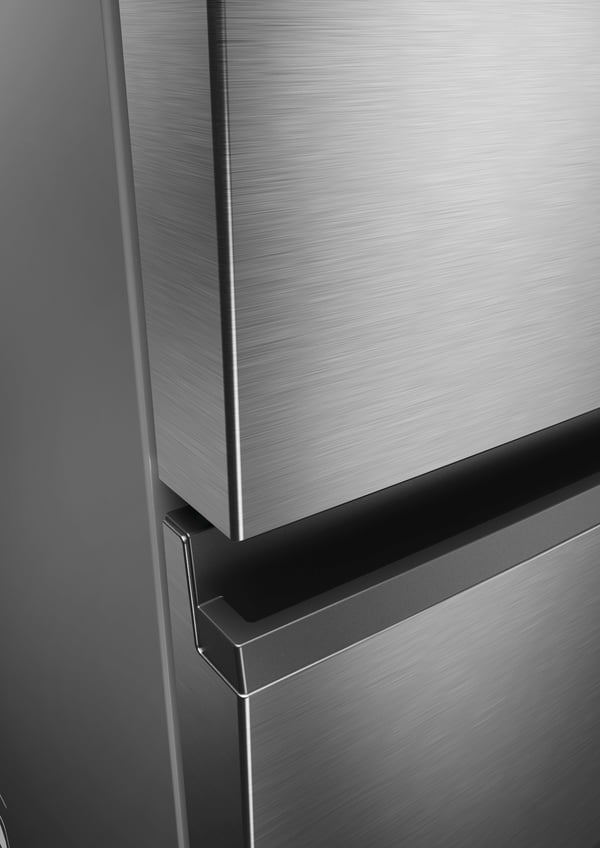 Haier 3D 60 Series 3 HTR3620CNMG Fritstående 414 L Sølv