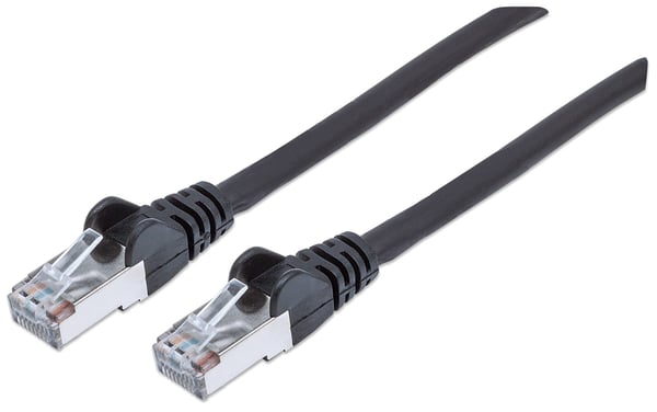 Intellinet 10m CAT6a S/FTP netværkskabel Sort S/FTP (S-STP)