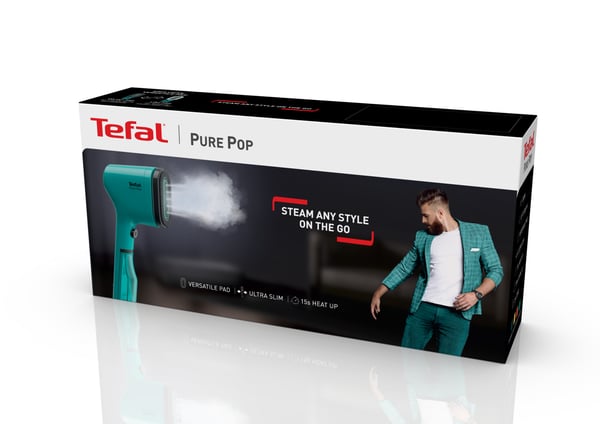 Tefal Pure Pop DT2024 Handhållen klädångare 0,07 l 1300 W Grön
