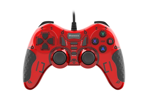 GENESIS MANGAN 200 Rød USB 2.0 Gamepad Analog/digital PC
