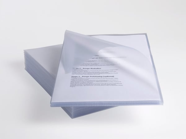 Rexel Anti Slip FoldersClear (25) Polypropylen (PP) Transparent