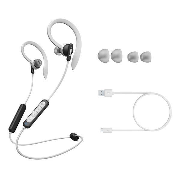 Philips TAA4205BK/00 kuulokkeet ja kuulokemikrofoni Langaton Ear-hook, In-ear Urheilu USB Type-C Bluetooth Musta