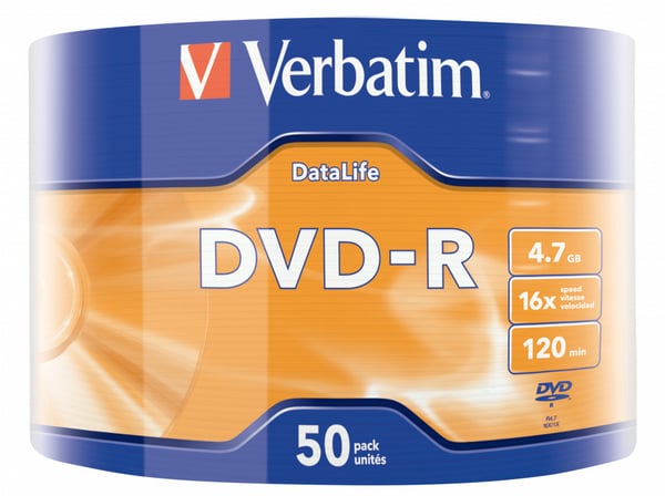 Verbatim 43791 tom DVD 4,7 GB DVD-R 50 stk