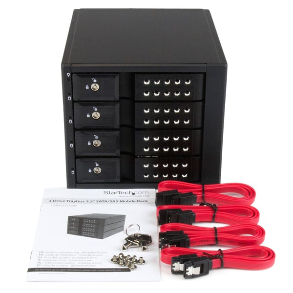 StarTech.com HSB4SATSASBA drive bay panel Sort