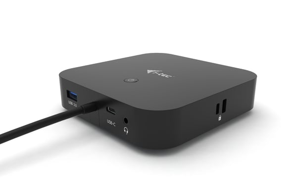 i-tec C31HDMIDPDOCKPD65 kannettavien tietokoneiden telakka ja porttitoistin Langallinen USB 3.2 Gen 1 (3.1 Gen 1) Type-C Musta