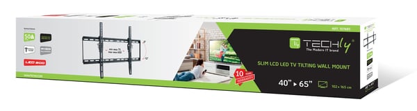 Techly ICA-PLB-161L tv-beslag 165,1 cm (65") Sort