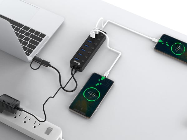 Equip 128965 keskitin USB 3.2 Gen 1 (3.1 Gen 1) Type-A 5000 Mbit/s Musta