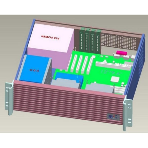 Techly I-CASE IPC-338 datorväskor Ställning Svart 350 W