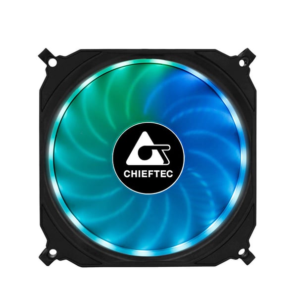 Chieftec CF-1225RGB kylsystem för dator Datorväska Fan 12 cm Svart