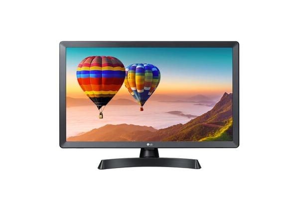 LG 24TN510S-PZ tv 59,9 cm (23.6") HD Älytelevisio Wi-Fi Musta 250 cd/m² Rullattava näyttö