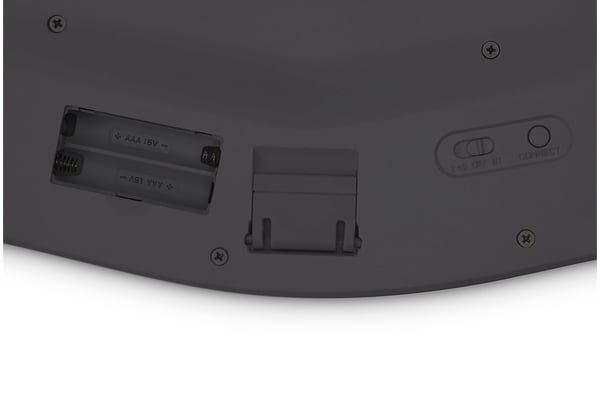Kensington Pro Fit Ergo tastatur Mus inkluderet Universel RF trådløs + Bluetooth QWERTY UK engelsk Sort