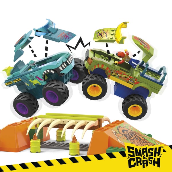 MEGA Hot Wheels Smash 'n Crash -Wrex-knoglestuntbane