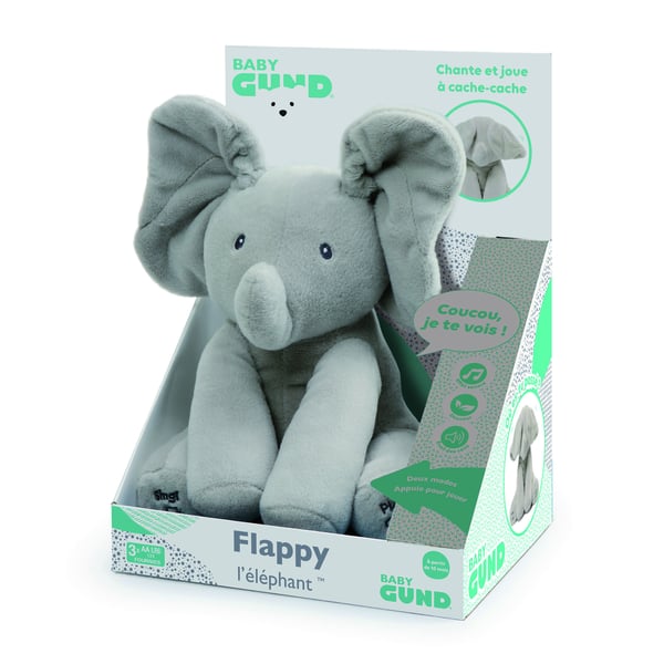 GUND GBB GBA Anmtd FlappyElephant Bx GFR