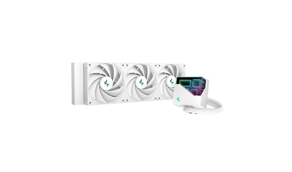 DeepCool LT720 WH Processor Allt-i-ett vätskekylare 12 cm Vit 1 styck