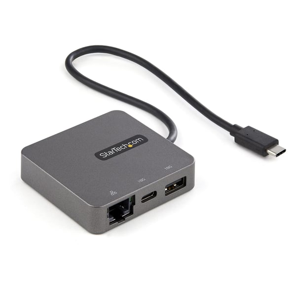 StarTech.com DKT31CHVL dockingstation Ledningsført USB 3.2 Gen 2 (3.1 Gen 2) Type-C Sort, Sølv
