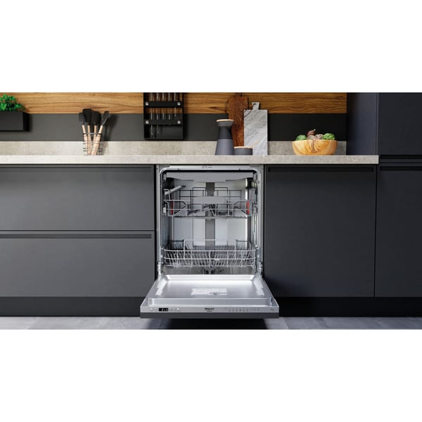 Hotpoint HA4IFC14BS Fuldt indbygget 14 kuverter