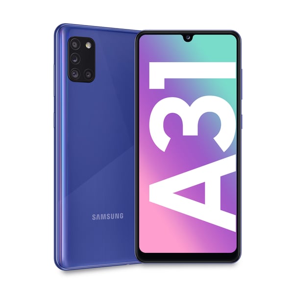Samsung Galaxy A31 SM-A315G/DS 16,3 cm (6.4") Dual SIM 4G USB Type-C 4 GB 64 GB 5000 mAh Blå