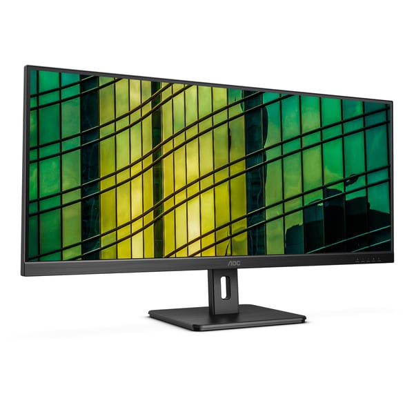 AOC E2 U34E2M/BK computerskærm 86,4 cm (34") 3440 x 1440 pixel UltraWide Quad HD LED Sort